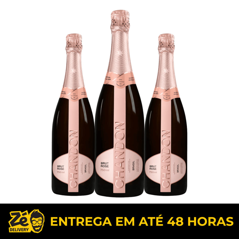 Kit 3 Chandon Rose Brut