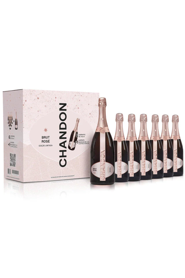 Chandon Reserve Rose Kit 6 unidades 750ml + 1 Magnum 1,5L