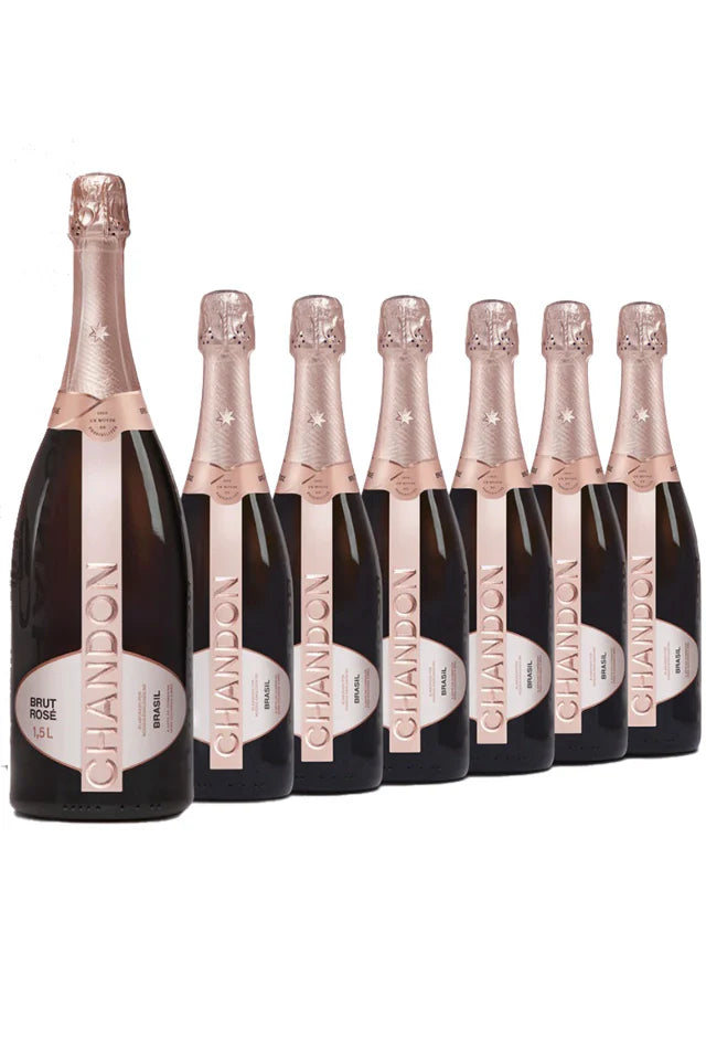 Chandon Reserve Rose Kit 6 unidades 750ml + 1 Magnum 1,5L