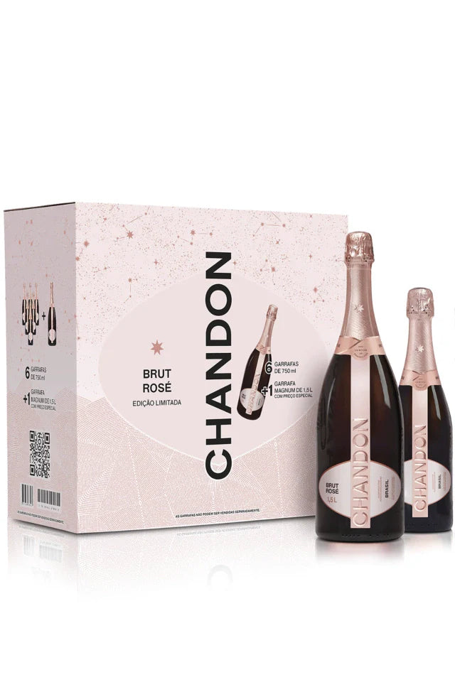 Chandon Reserve Rose Kit 6 unidades 750ml + 1 Magnum 1,5L